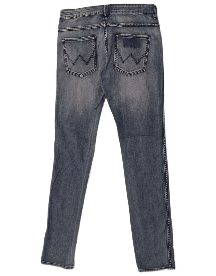 Wrangler Womens Skinny Jeans W30 L32 Blue Cotton