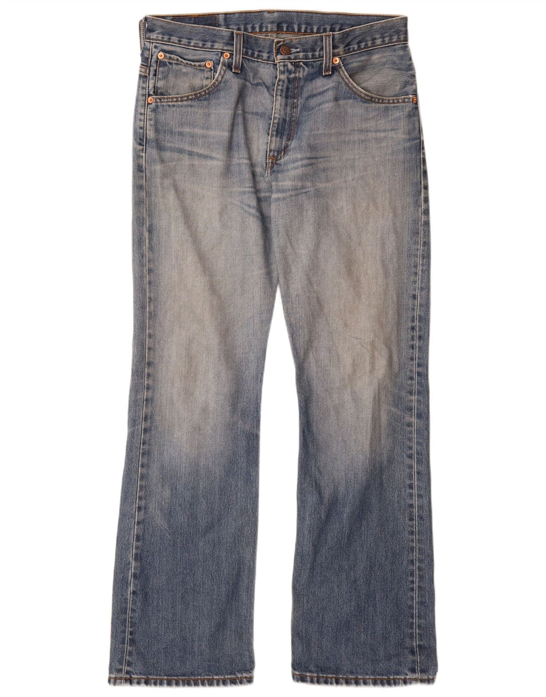 Levi's Mens 507 Bootcut Jeans W32 L32 Blue Cotton