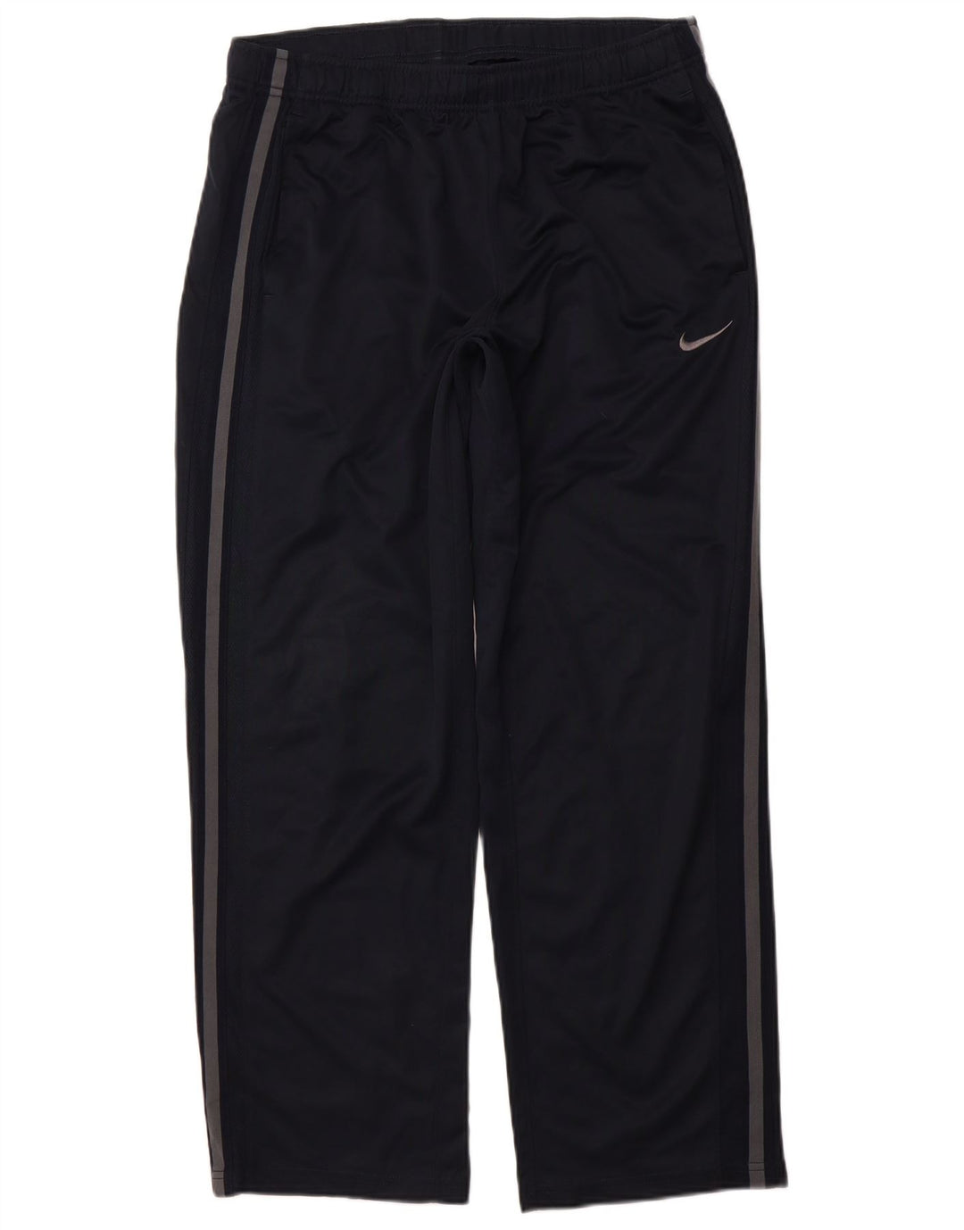 NIKE Mens Tracksuit Trousers Large Navy Blue Polyester
