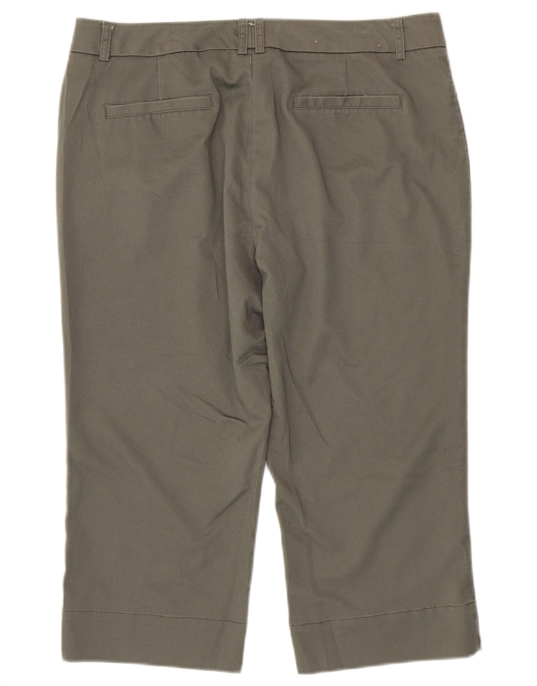 Dockers Womens Capri Trousers US 10 Large W34 L20 Grey Cotton