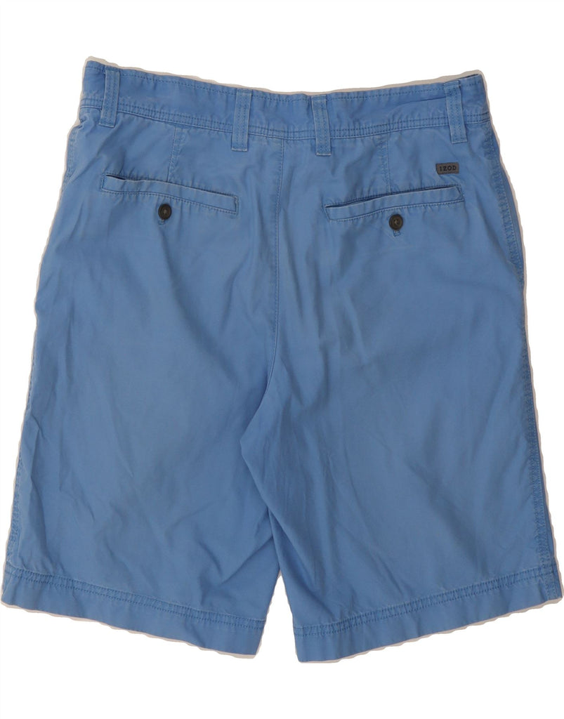 IZOD Mens Chino Shorts W34 Large Blue Cotton Vintage Izod and Second-Hand Izod from Messina Hembry 