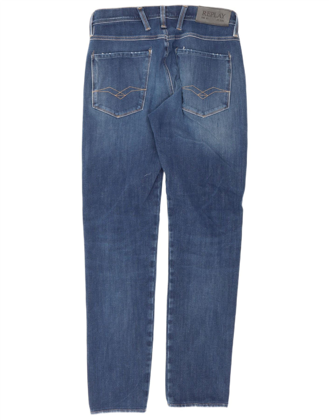 Replay Mens Slim Jeans W28 L30 Blue Cotton