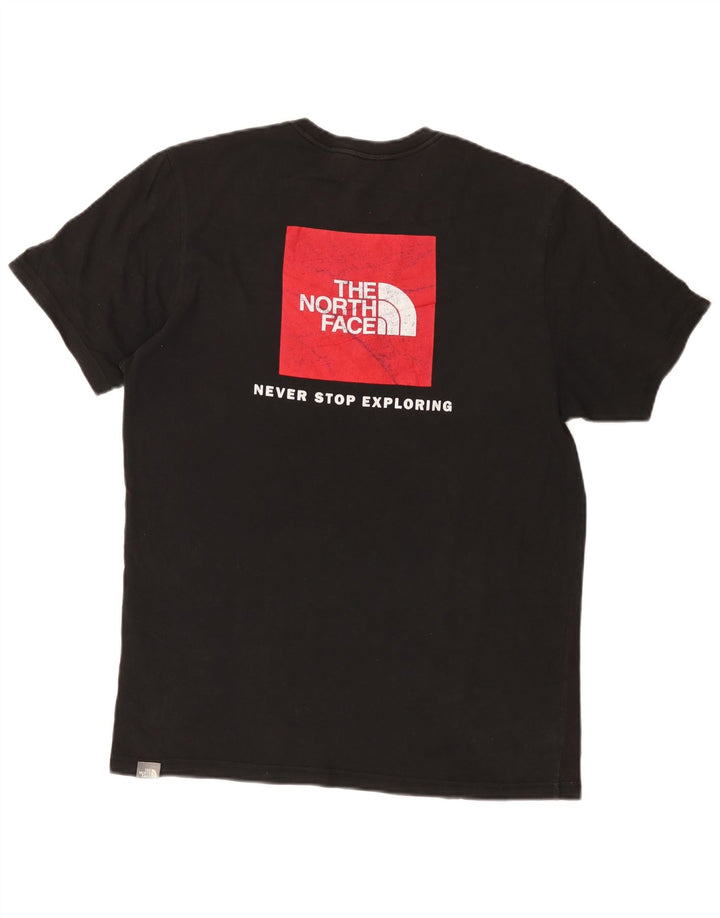 The North Face Mens Graphic T-Shirt Top Medium Black Cotton