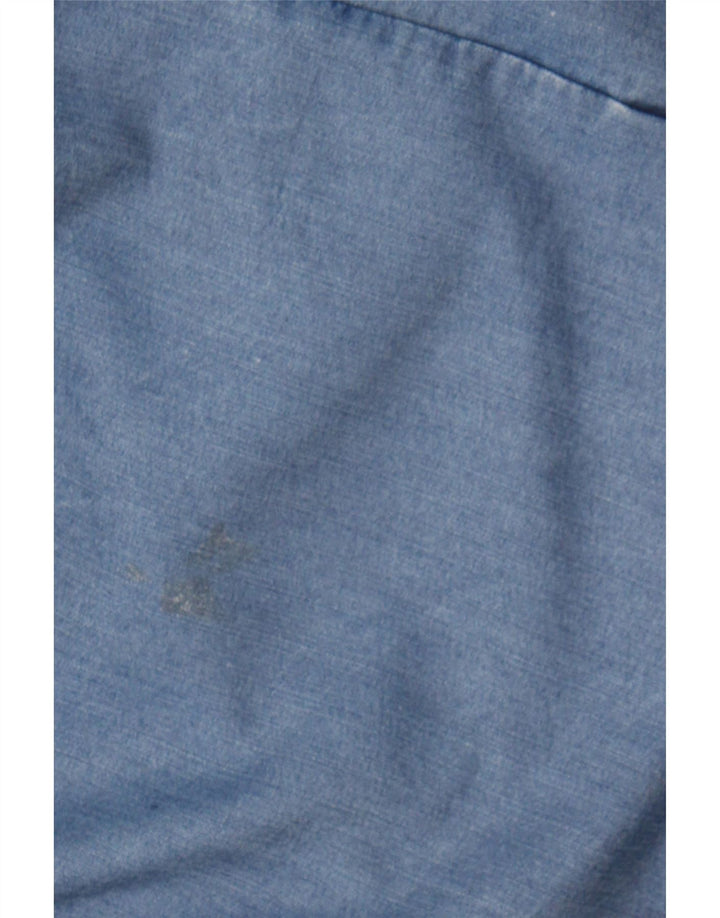 BENETTON Womens Long Sleeve Denim Dress UK 14 Medium Blue Lyocell Vintage Benetton and Second-Hand Benetton from Messina Hembry 
