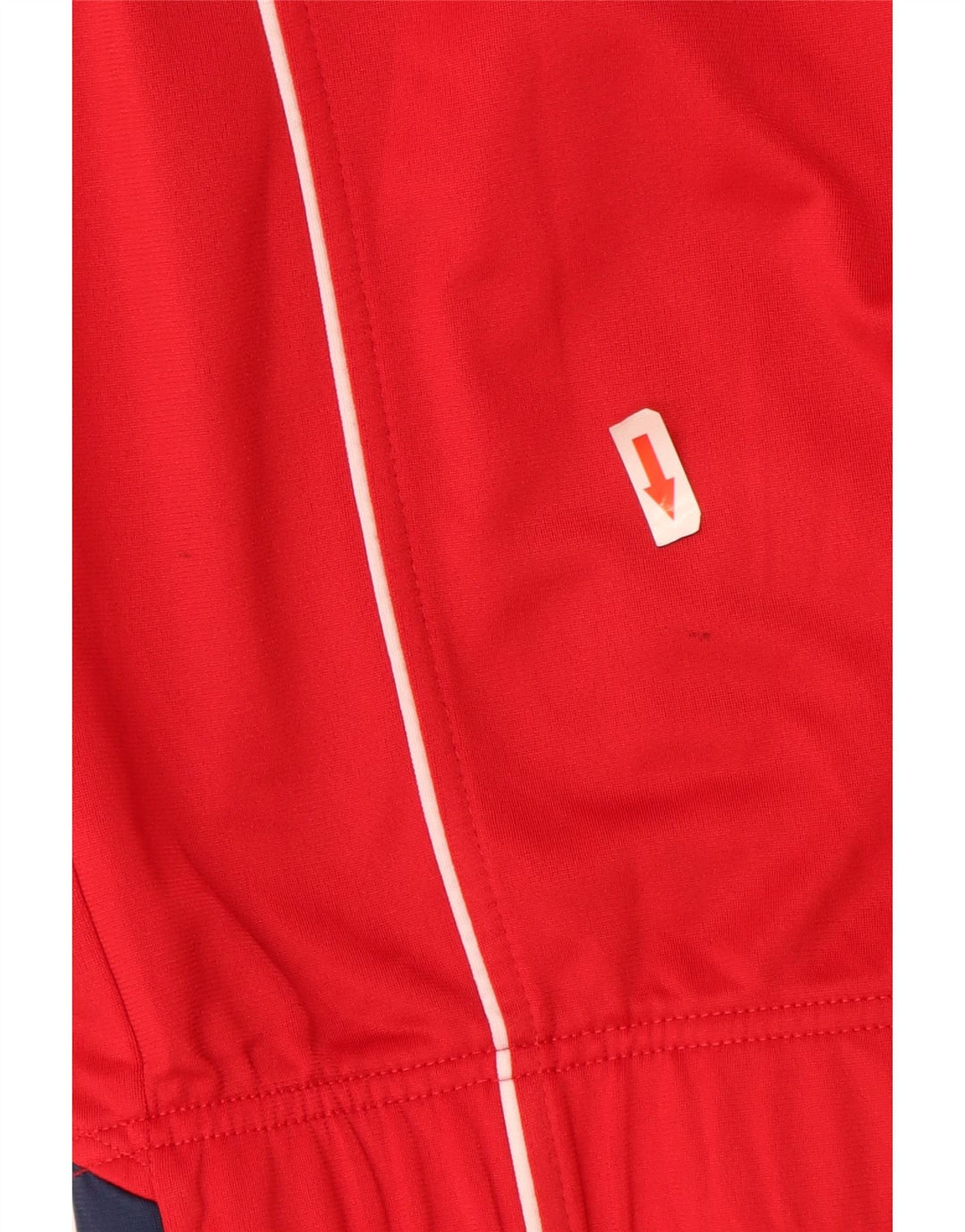 Asics Mens Tracksuit Top Jacket XL Red Colourblock