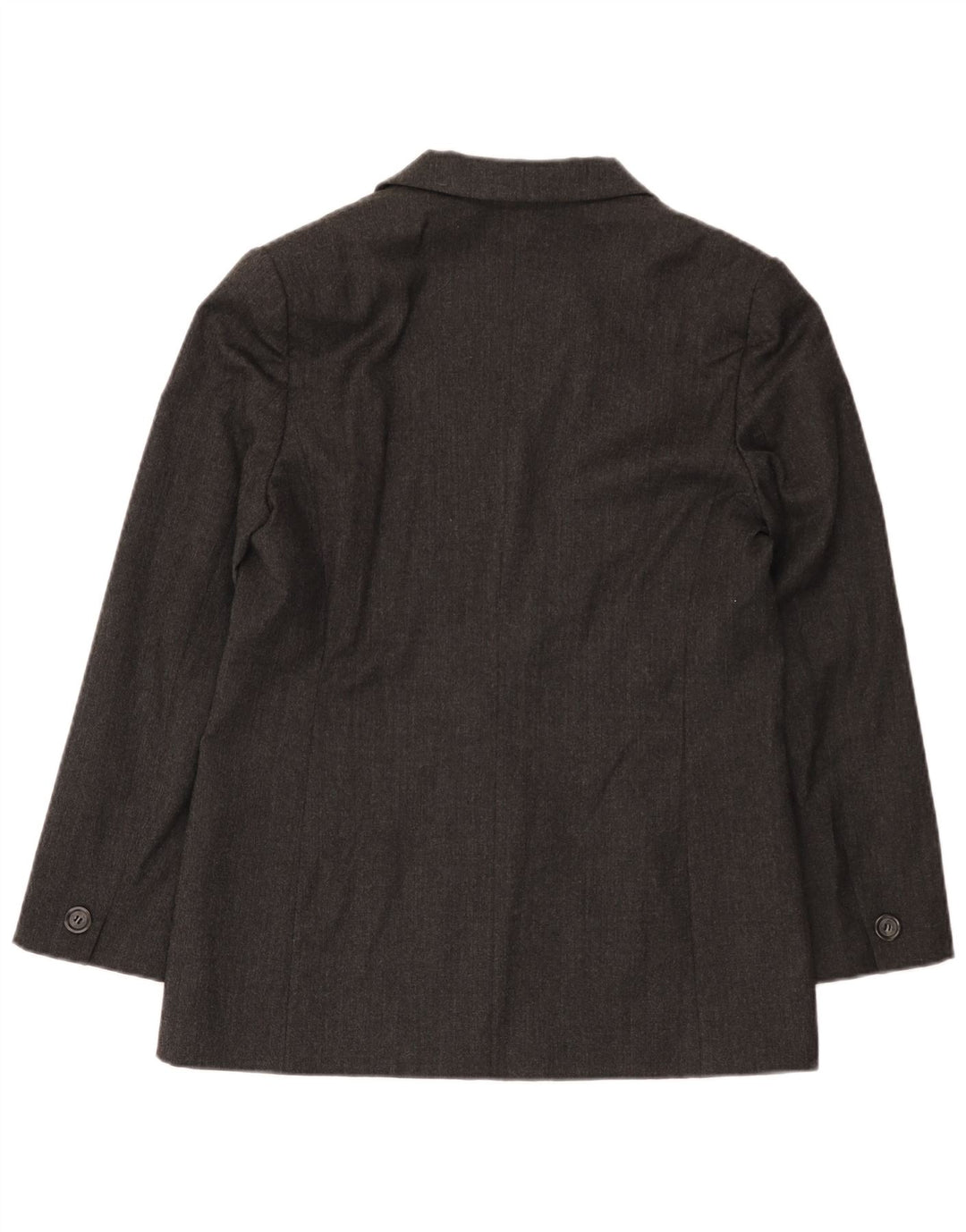 MARELLA Womens 3 Button Blazer Jacket UK 14 Medium Grey Wool