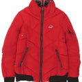 KHUJO Womens Padded Jacket UK 6 XS Red Colourblock Polyester