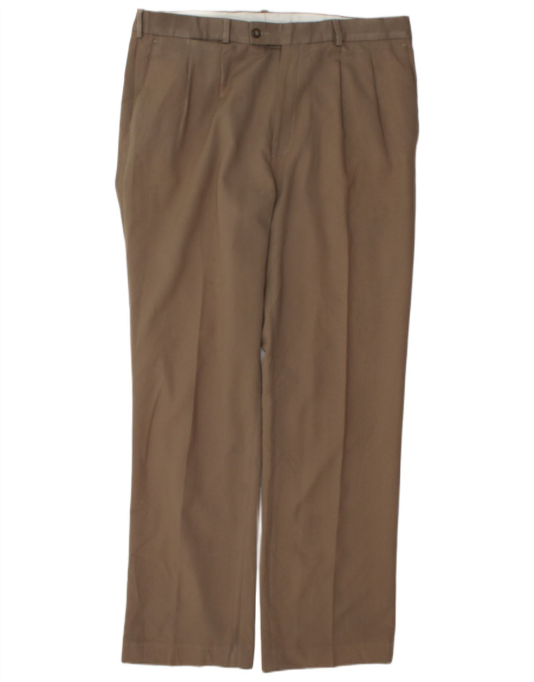 Farah Mens Pegged Suit Trousers W36 L32 Beige