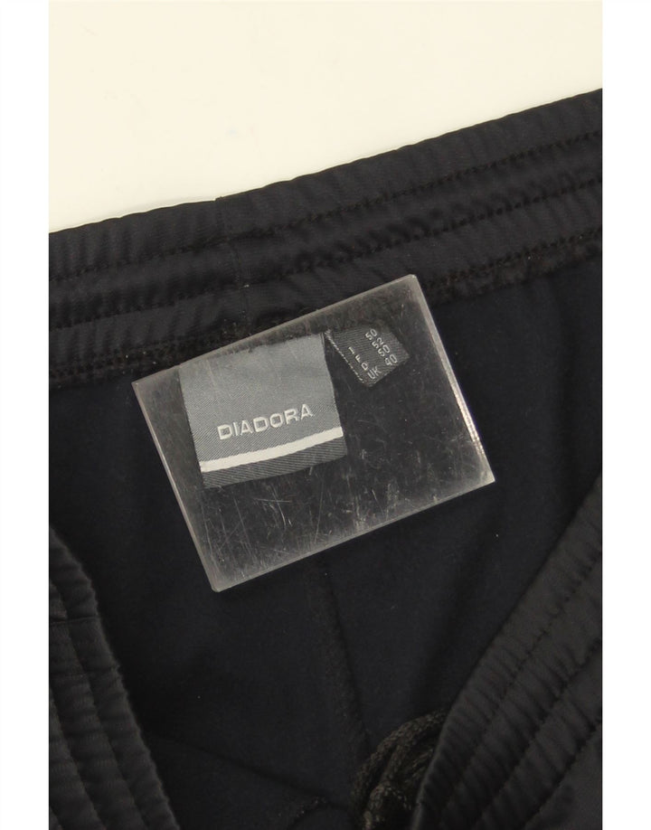 Diadora Mens Tracksuit Trousers UK 40 Medium  Black Polyester