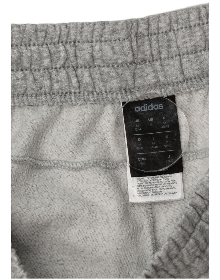 Puma Womens Tracksuit Trousers Joggers UK 12/14 Medium Grey Flecked Cotton