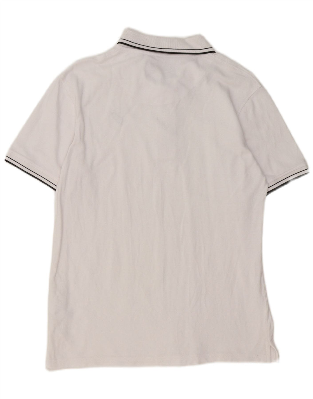 Lyle & Scott Mens Polo Shirt Large White Cotton