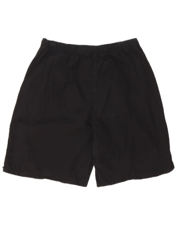 Zara Mens Casual Shorts Large W34 Black Cotton