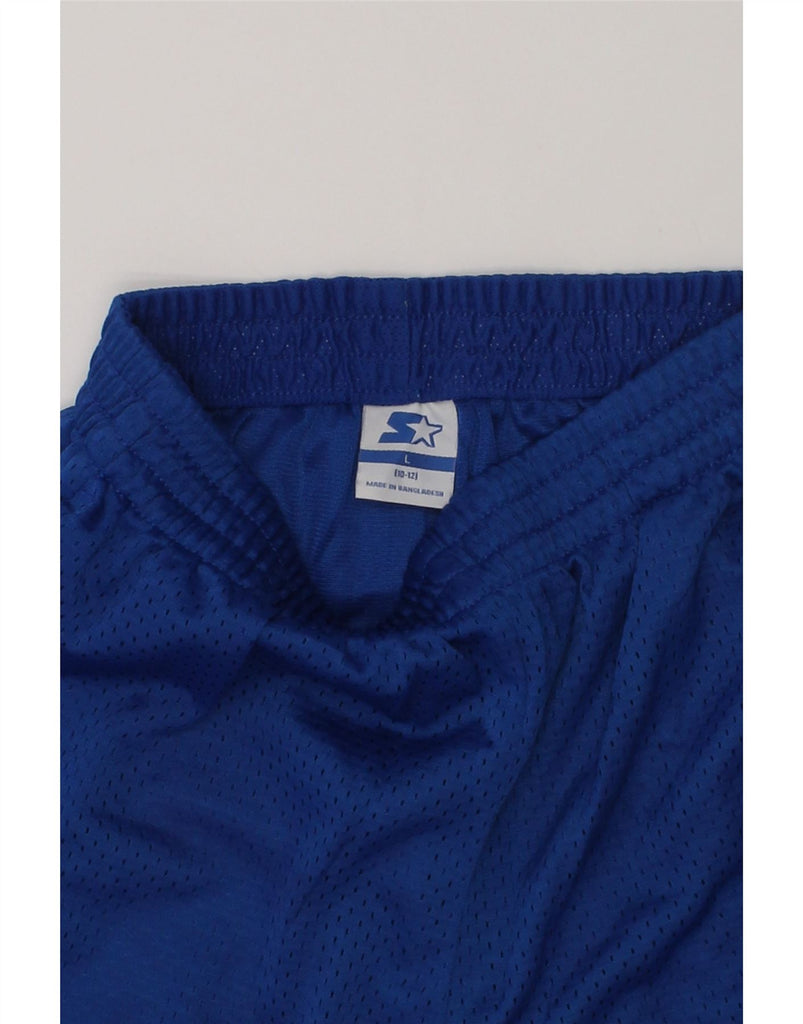 STARTER Boys Sport Shorts 10-11 Years Large  Blue Polyester | Vintage Starter | Thrift | Second-Hand Starter | Used Clothing | Messina Hembry 