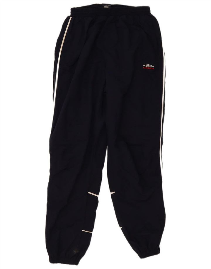 Umbro Mens Tracksuit Trousers Joggers Large  Navy Blue Polyester