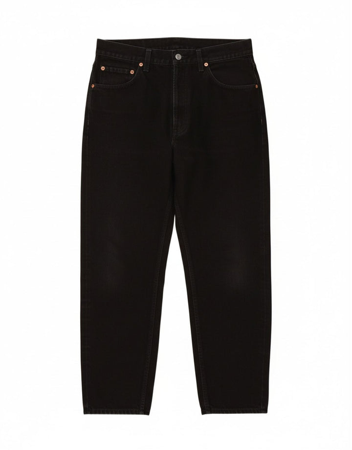 MUSTANG Mens Tapered Jeans W32 L27 Black Vintage Mustang and Second-Hand Mustang from Messina Hembry 