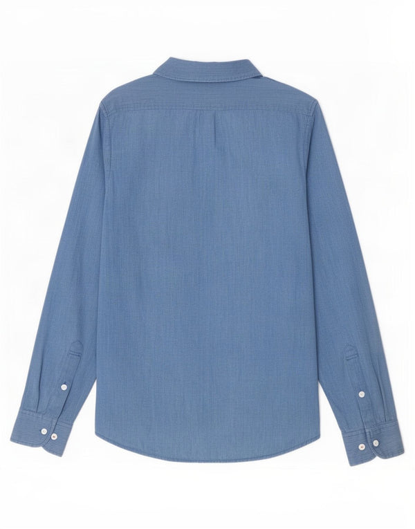 Lee Mens Regular Fit Shirt Small Blue Cotton