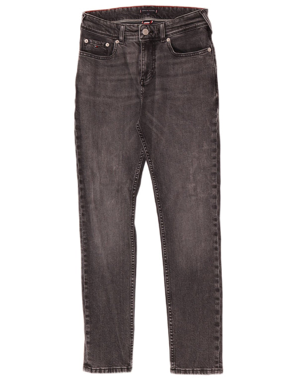 Tommy Hilfiger Boys Slim Jeans 13-14 Years W28 L28 Grey Cotton