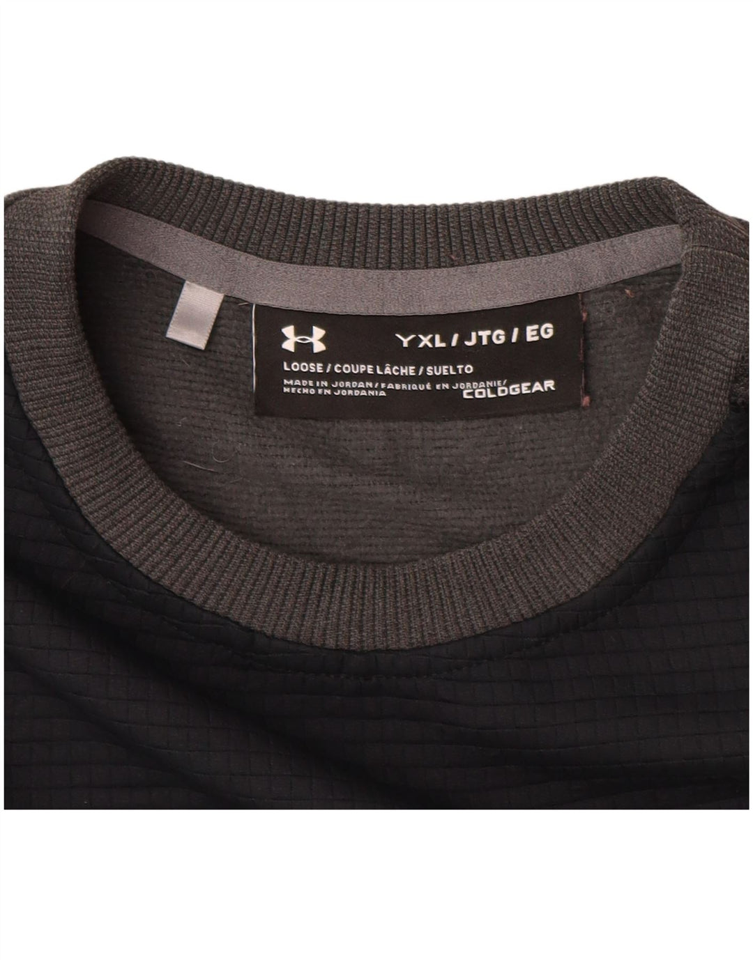 UNDER ARMOUR Boys Cold Gear Sweatshirt Jumper 13-14 Years XL  Grey