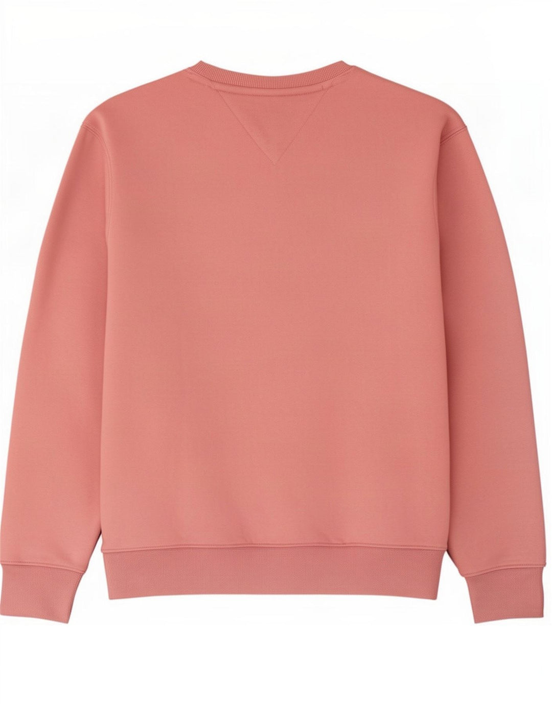 Tommy Hilfiger Mens Sweatshirt Jumper Large Pink Cotton