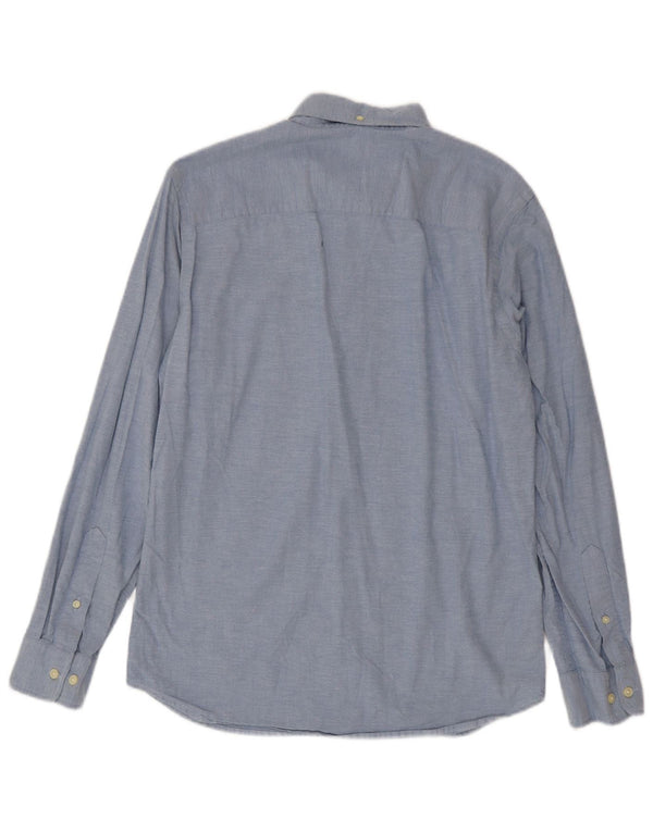 Jack & Jones Mens Shirt Medium Blue Cotton
