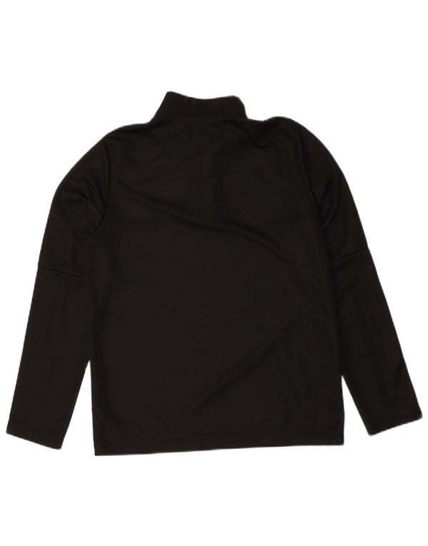 Adidas Boys Aeroready Pullover Tracksuit Top 13-14 Years Black Colourblock