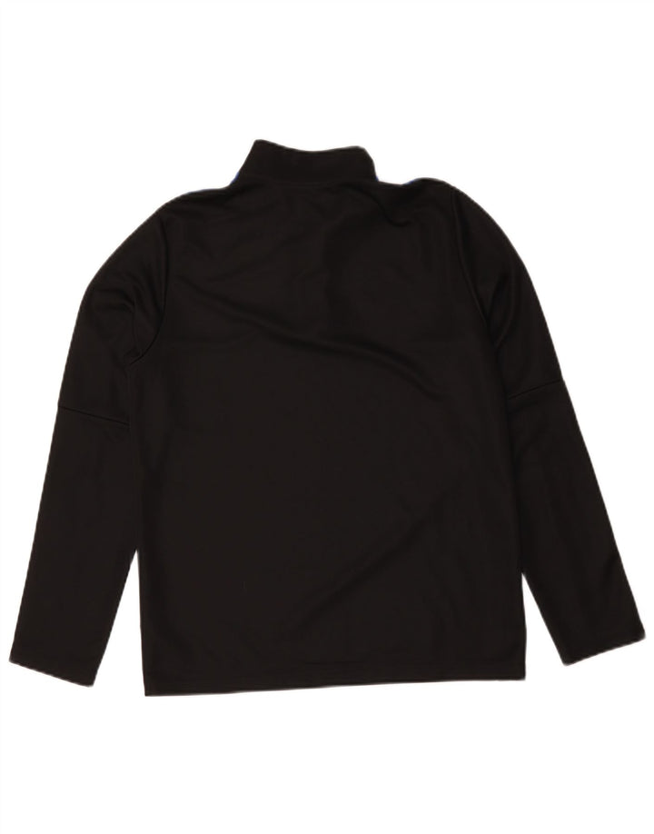 Adidas Boys Aeroready Pullover Tracksuit Top 13-14 Years Black Colourblock