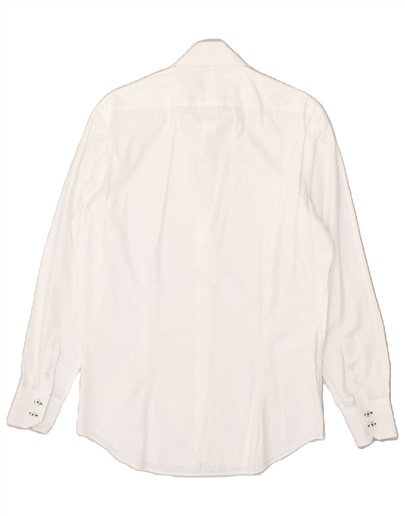 HUGO BOSS Mens Regular Fit Shirt Size 38 15 Medium White | Vintage Hugo Boss | Thrift | Second-Hand Hugo Boss | Used Clothing | Messina Hembry 