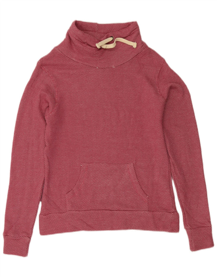 Mountain Warehouse Womens Sweatshirt Jumper UK 8 Small Pink Cotton