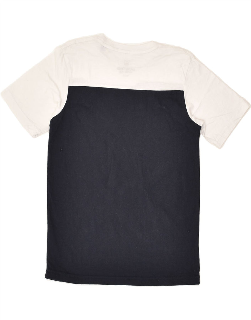 JACK & JONES Boys Graphic T-Shirt Top 11-12 Years Navy Blue Colourblock | Vintage Jack & Jones | Thrift | Second-Hand Jack & Jones | Used Clothing | Messina Hembry 