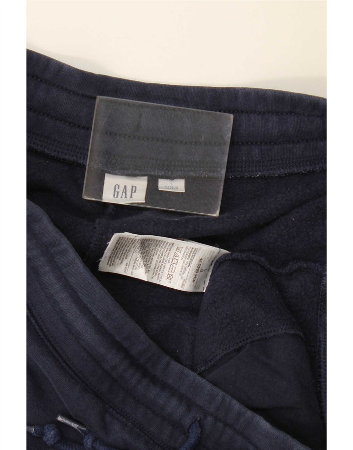 Gap Mens Graphic Sport Shorts Large Navy Blue Cotton