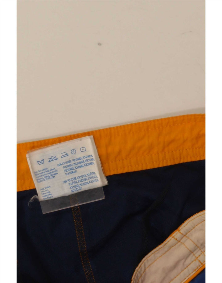 Champion Mens Swimming Shorts Medium Navy Blue Colourblock Polyamide