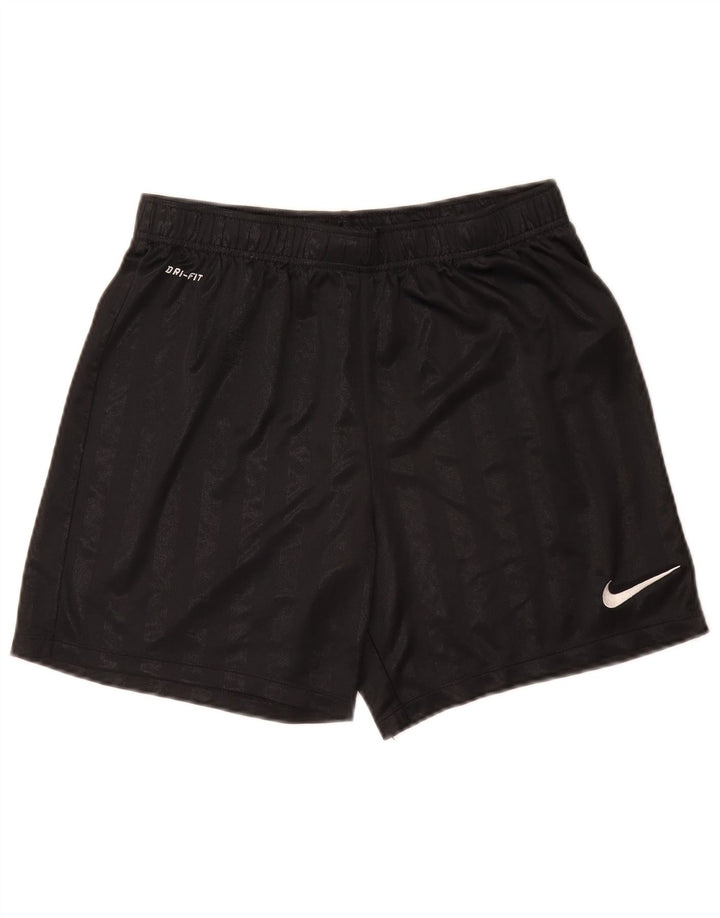Nike Mens Dri Fit Sport Shorts Medium  Black Striped Polyester