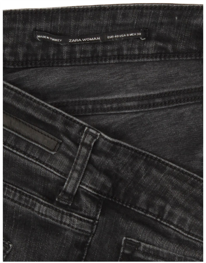 Zara Womens Skinny Jeans EU 40 Medium W30 L26 Grey Cotton