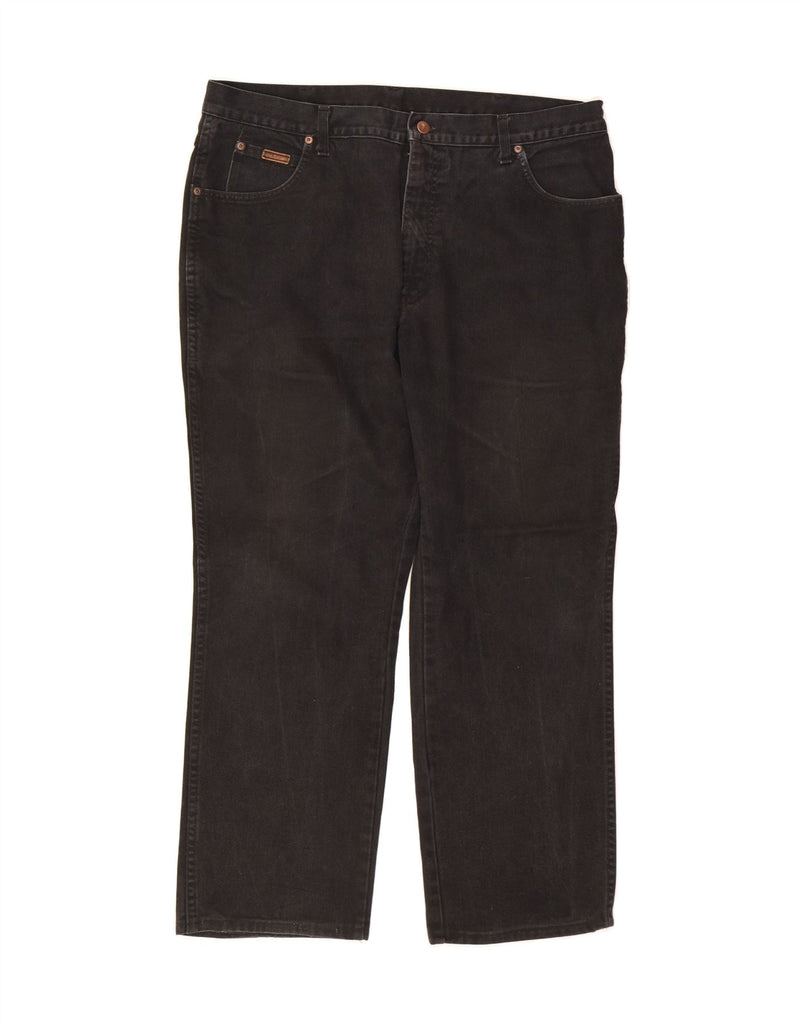 WRANGLER Mens Texas Straight Jeans W40 L28 Black Cotton Vintage Wrangler and Second-Hand Wrangler from Messina Hembry 