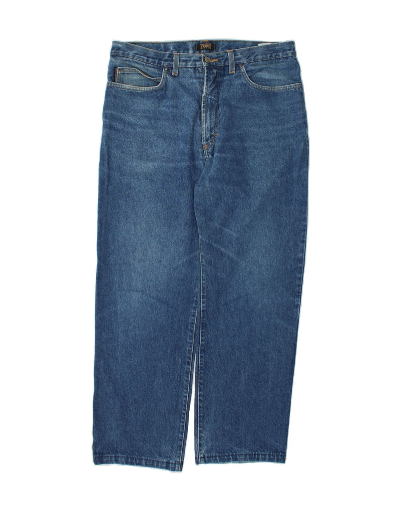 FERRE Mens Straight Jeans W36 L29 Blue Cotton Vintage Ferre and Second-Hand Ferre from Messina Hembry 