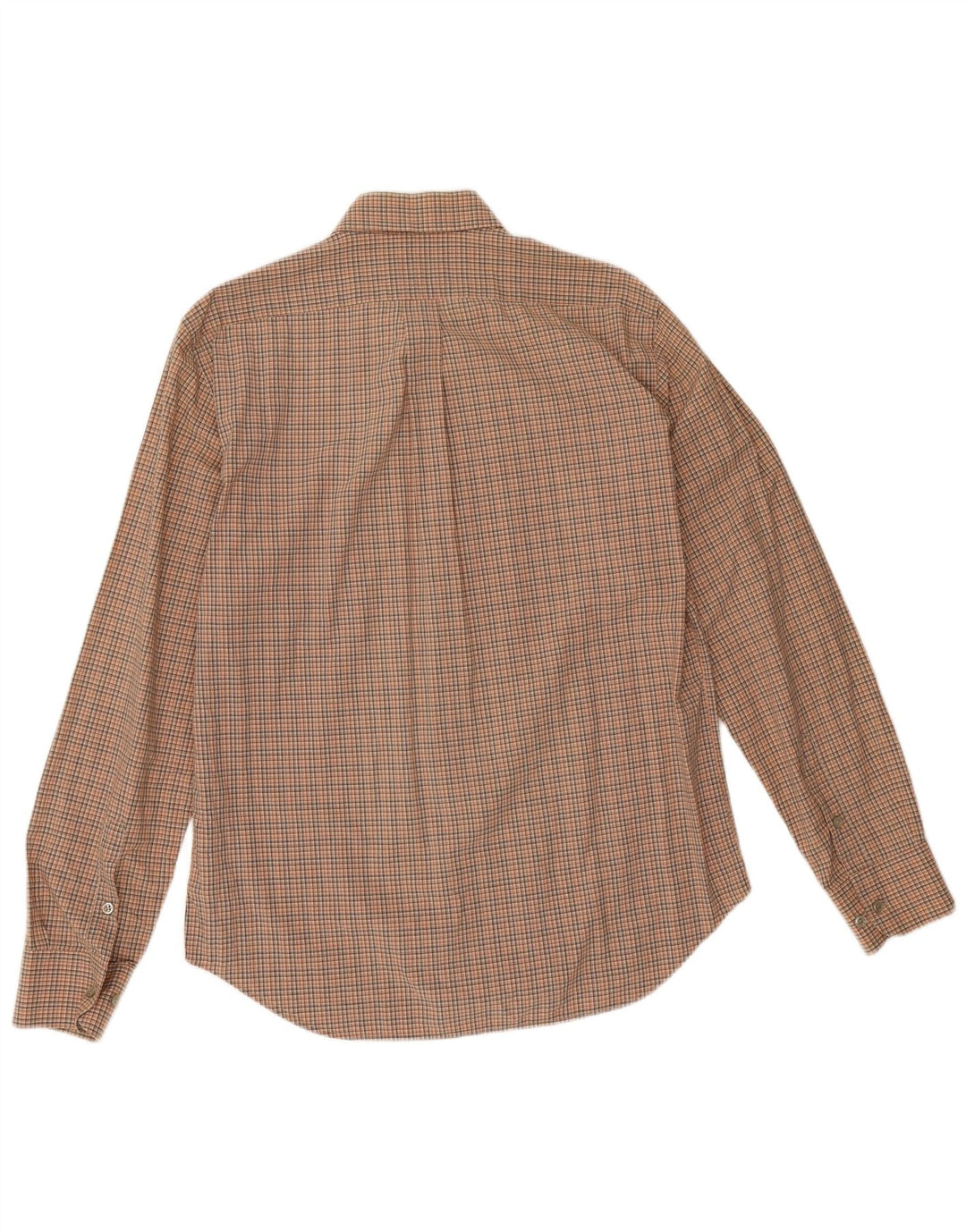 Marlboro Classics Mens Regular Fit Shirt Large Brown Check