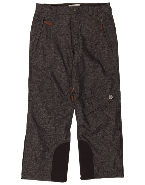 Timberland Mens Cargo Windbreaker Trousers Large W36 L32 Grey Nylon Winter