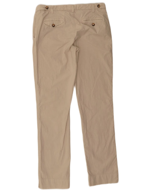 Marlboro Classics Womens Slim Fit Chino Trousers EU 38 Medium W28 L29 Beige