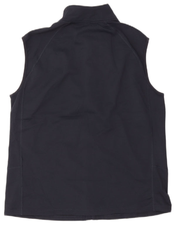Rohan Mens Sleeveless Tracksuit Top Jacket Large Navy Blue Polyester