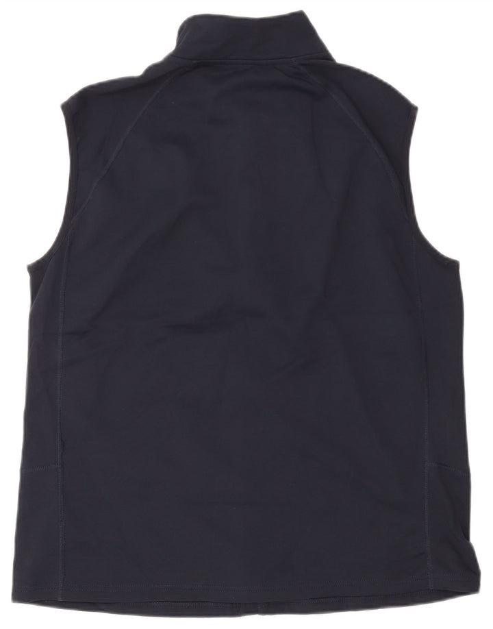 Rohan Mens Sleeveless Tracksuit Top Jacket Large Navy Blue Polyester