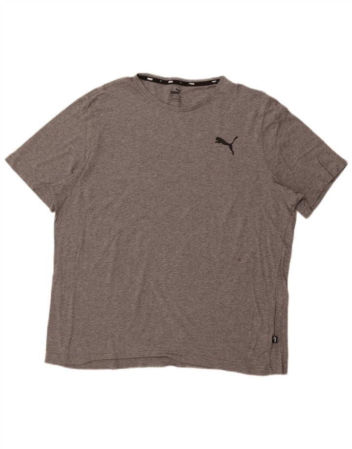 PUMA Mens T-Shirt Top XL Grey