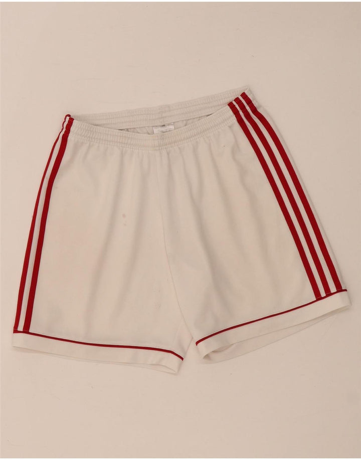 ADIDAS Mens Aeroready Sport Shorts Small  White Polyester