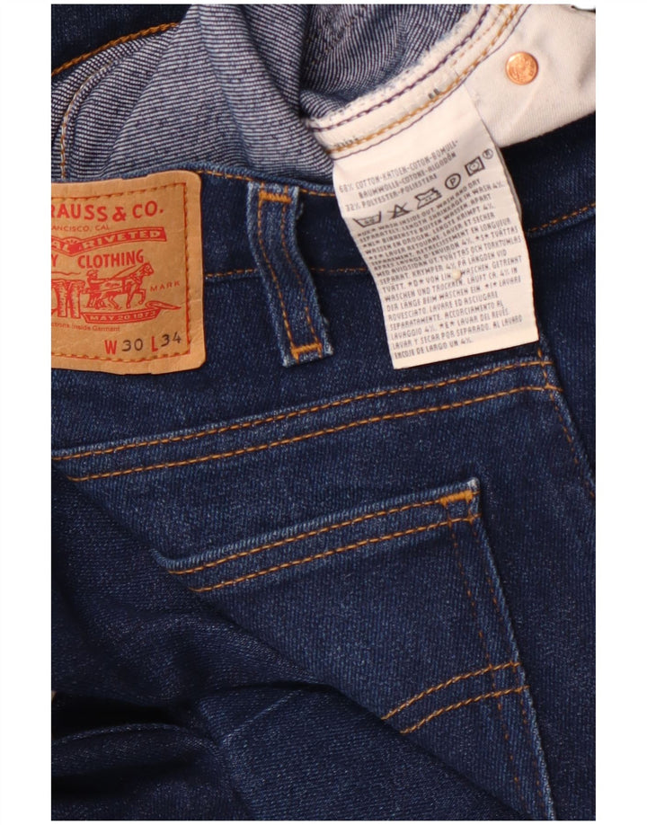 LEVI'S Mens Flared Jeans W30 L30 Blue Cotton