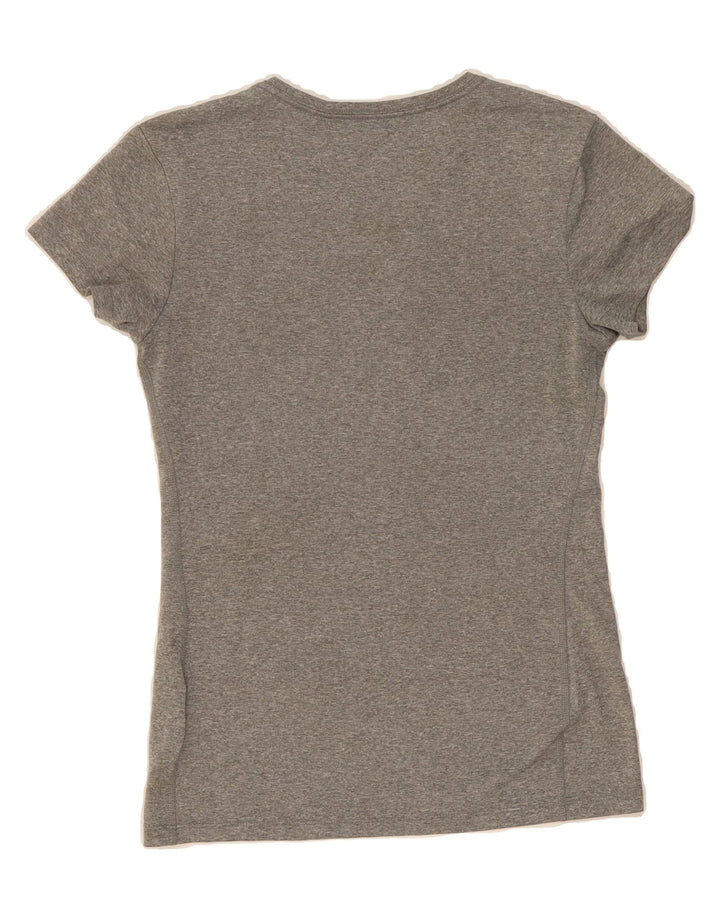 NIKE Womens UNH Wildcats Graphic T-Shirt Top UK 10 Small Grey Polyester Vintage Nike and Second-Hand Nike from Messina Hembry 