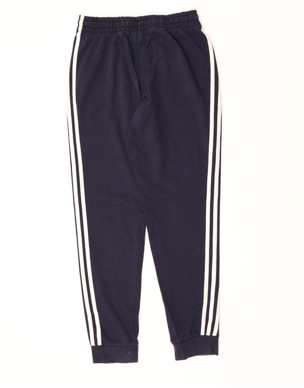 Adidas Mens Tracksuit Trousers Joggers Medium  Navy Blue Cotton