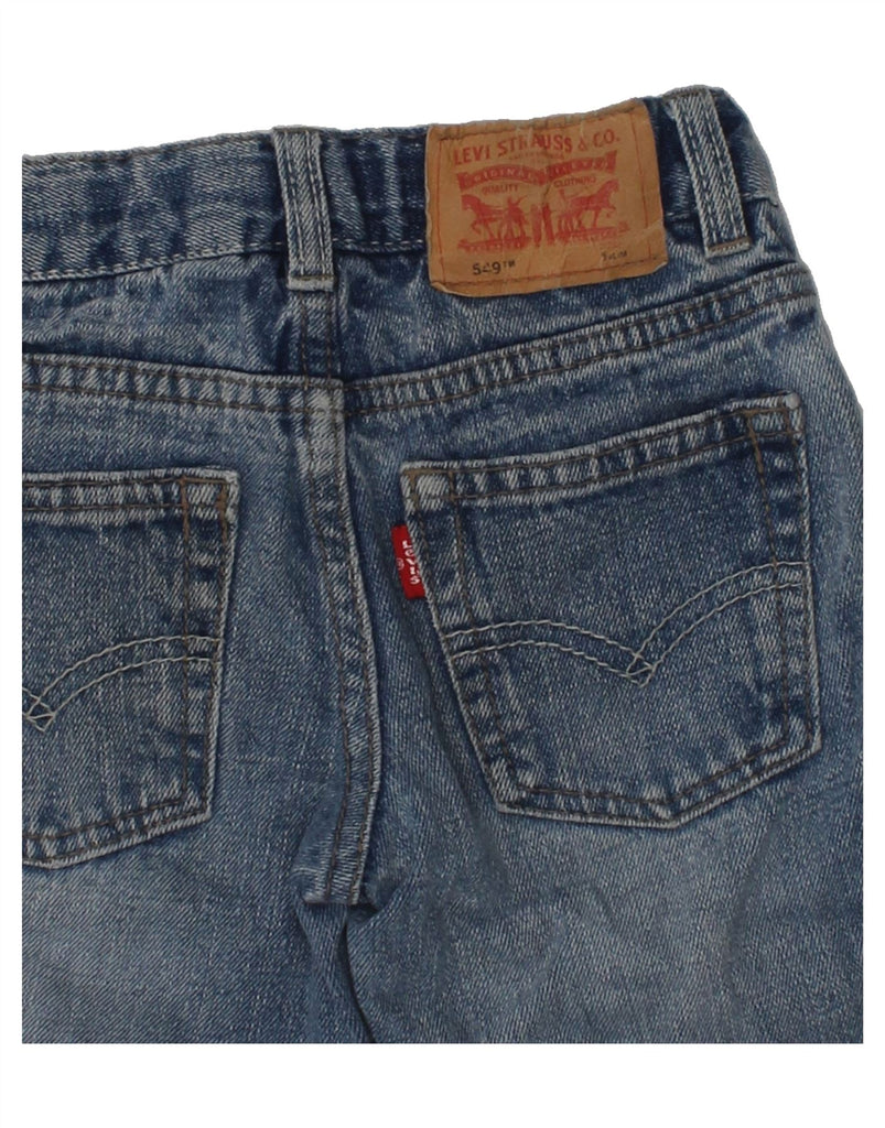LEVI'S Boys 549 Relaxed Fit Straight Jeans 4-5 Years W20 L17 Navy Blue | Vintage Levi's | Thrift | Second-Hand Levi's | Used Clothing | Messina Hembry 