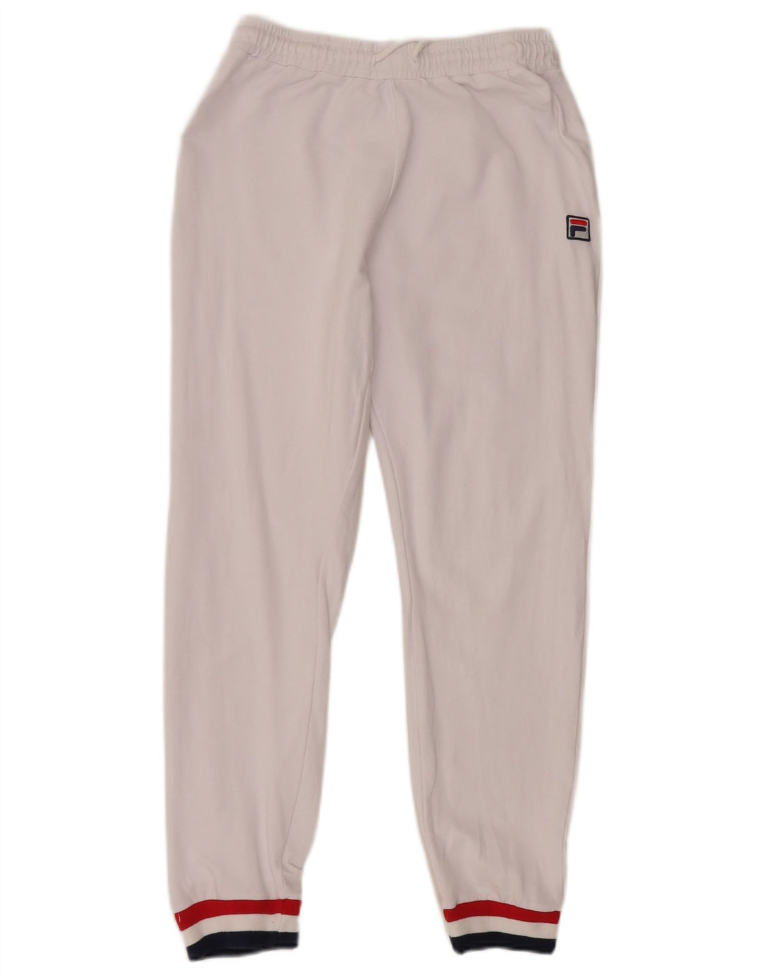 Fila Womens Tracksuit Trousers Joggers UK 12 Medium White Colourblock