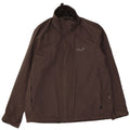 Jack Wolfskin Mens Rain Jacket UK 40/42 Large Grey Polyamide