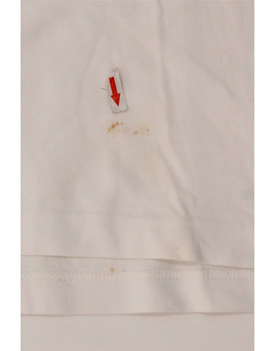 Kappa Mens Polo Shirt Large White Cotton