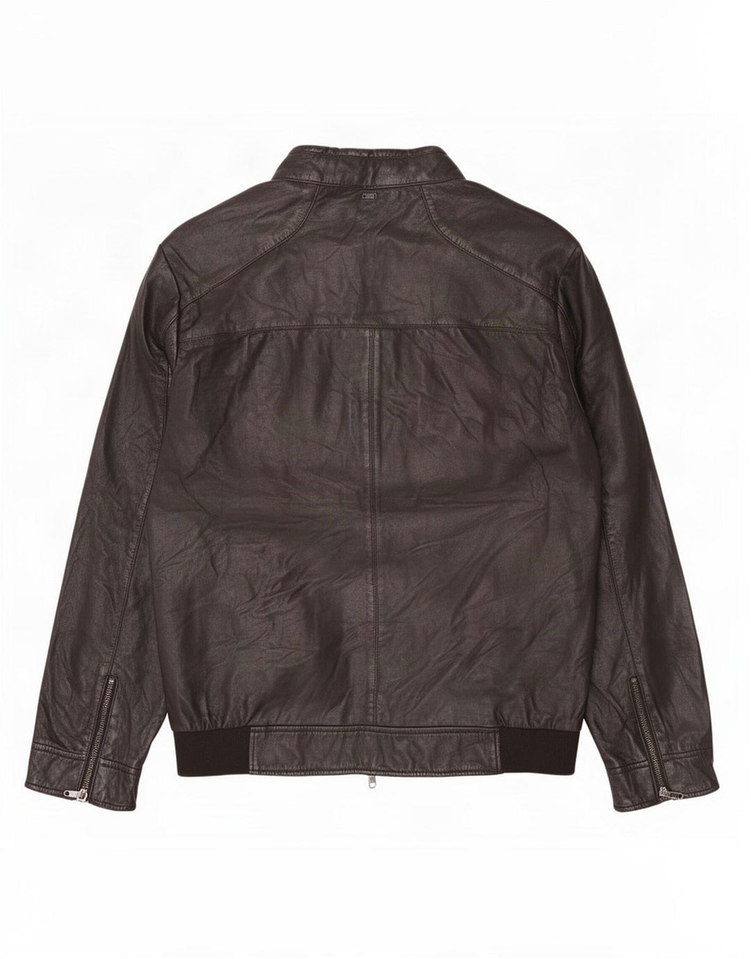 Liu Jo Mens Leather Jacket UK 42 XL Black